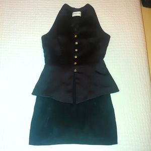 ANNIE RIVA VINTAGE Designer Sleeveless top & skirt